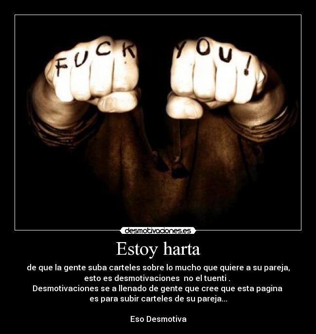 Estoy harta - 