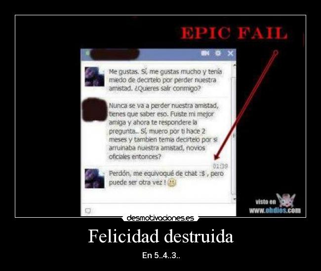 Felicidad destruida - En 5..4..3..
