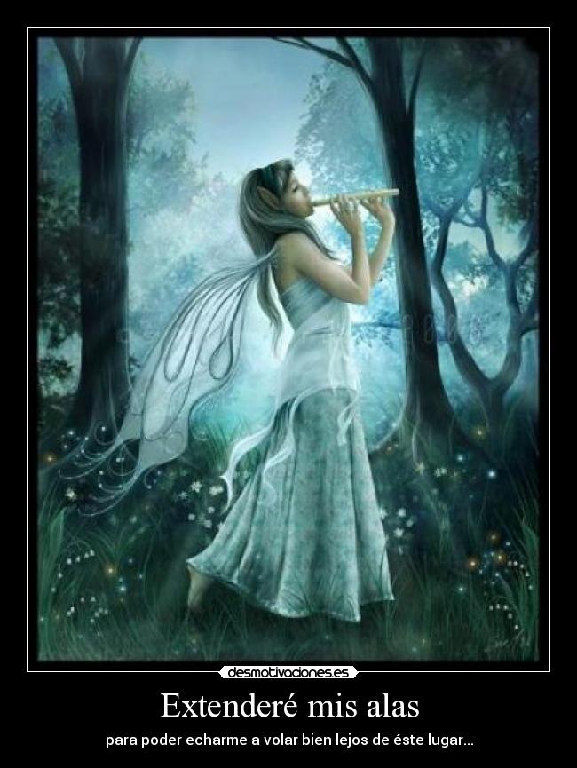 Extenderé mis alas -