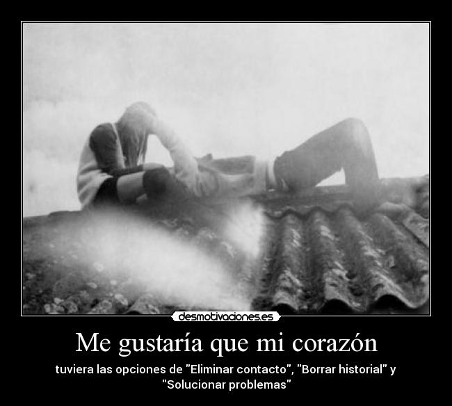 Me gustaría que mi corazón -