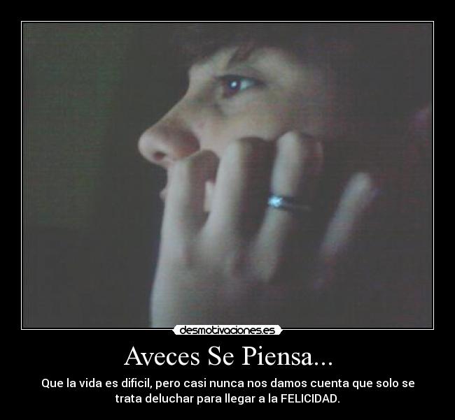 Aveces Se Piensa... - 