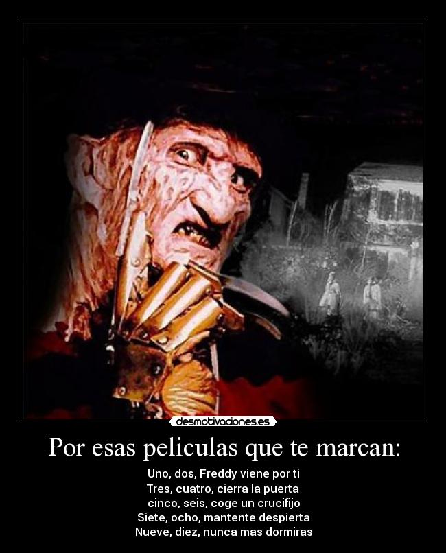 carteles freddy krueger desmotivaciones