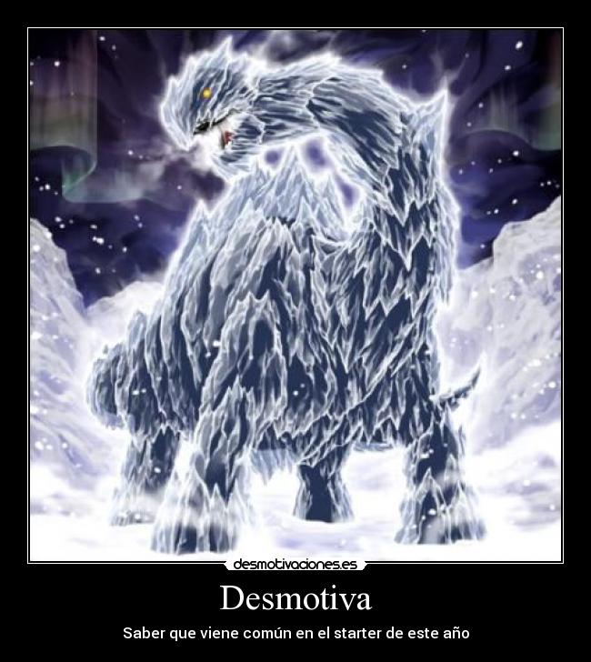 Desmotiva - Saber que viene común en el starter de este año