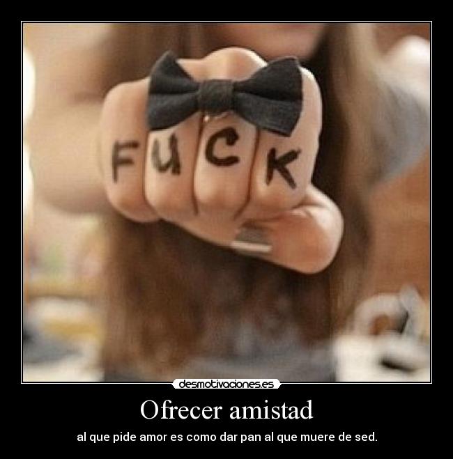 Ofrecer amistad - 