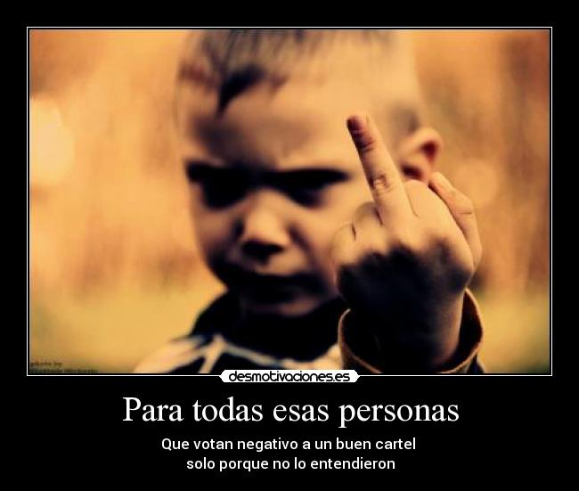 Para todas esas personas -