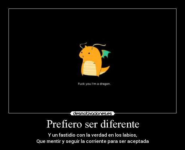 Prefiero ser diferente - 