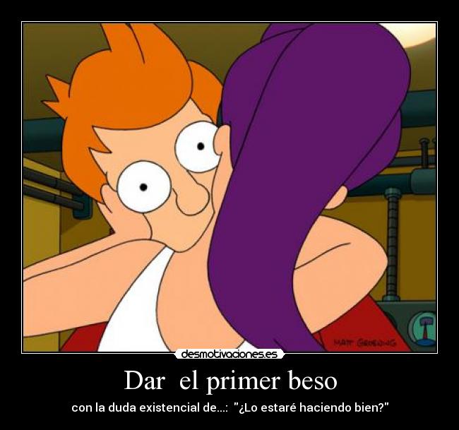 Dar el primer beso -