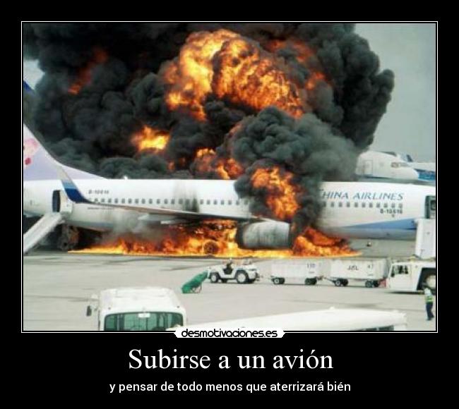Subirse a un avión -