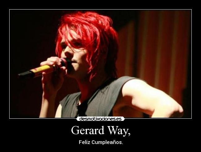 Gerard Way, -