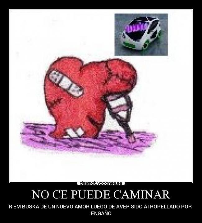 NO CE PUEDE CAMINAR - 