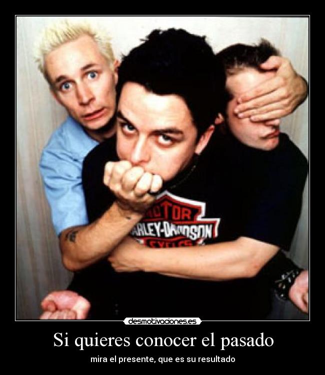 Si quieres conocer el pasado - mira el presente, que es su resultado