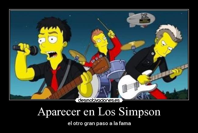 Aparecer en Los Simpson - el otro gran paso a la fama