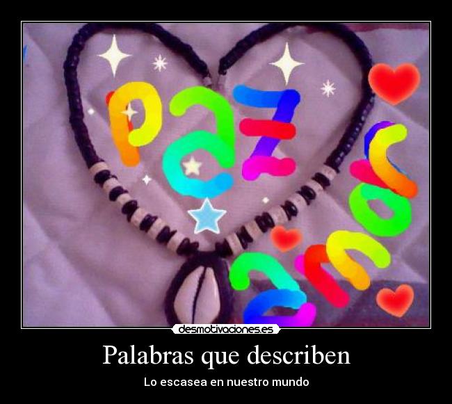 Palabras que describen - 