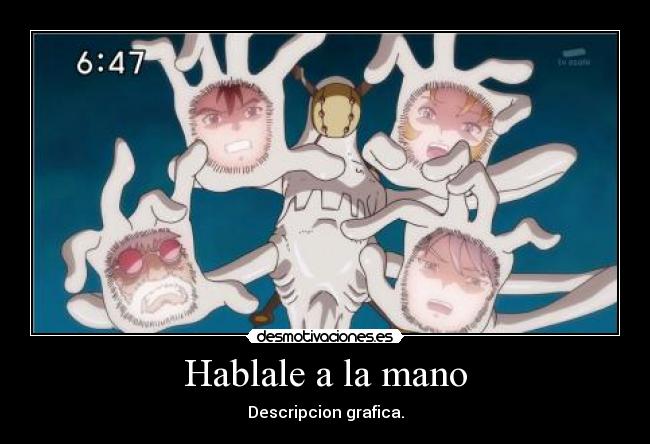Hablale a la mano - Descripcion grafica.