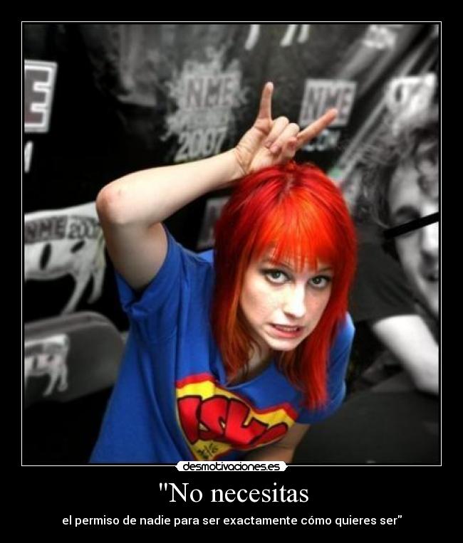 carteles hayley williams desmotivaciones