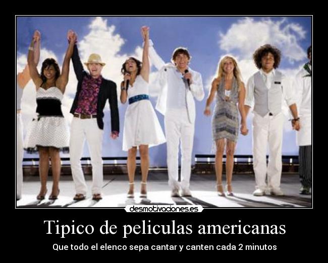 Tipico de peliculas americanas -