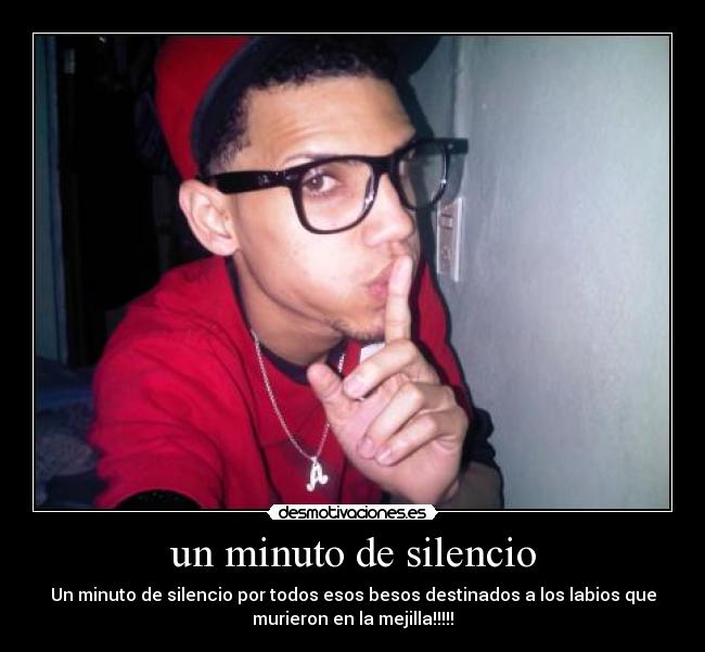 carteles silencio minuto silencio desmotivaciones