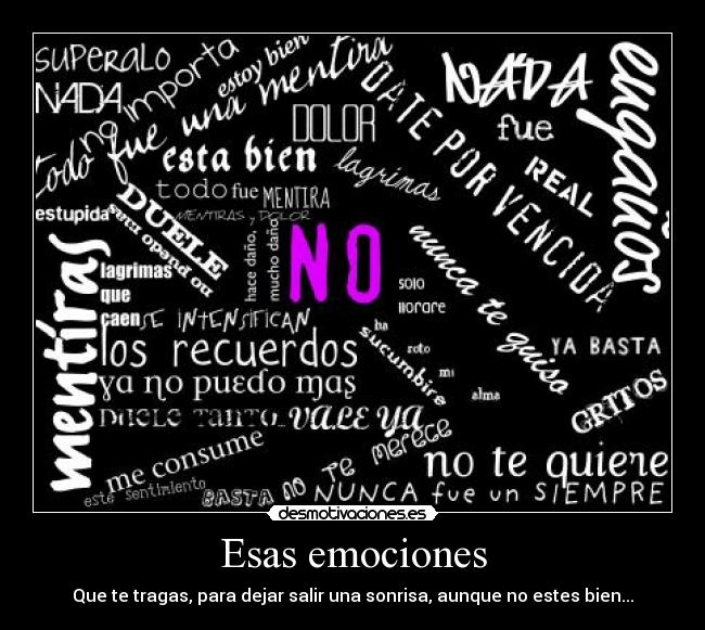 Esas emociones -