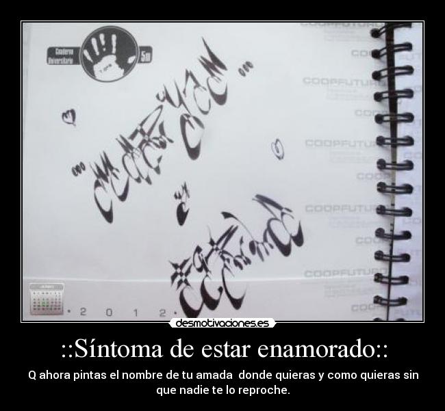 ::Síntoma de estar enamorado:: - 