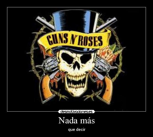 Nada más -