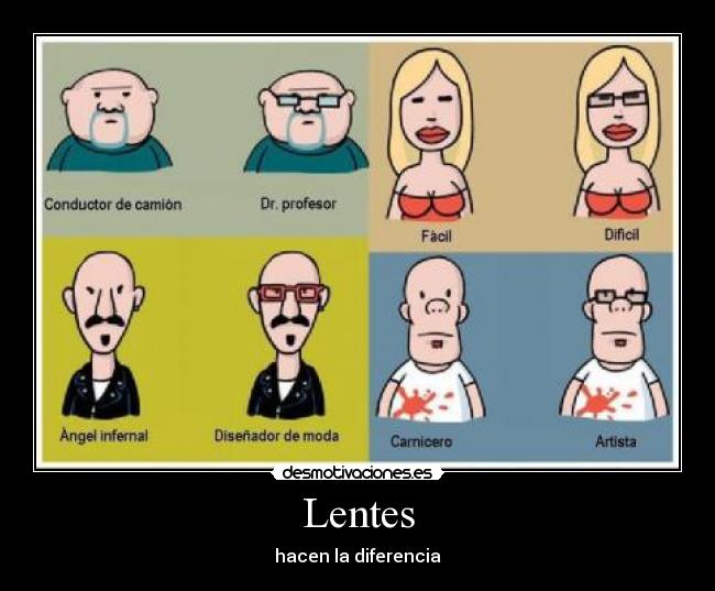 carteles lentes desmotivaciones