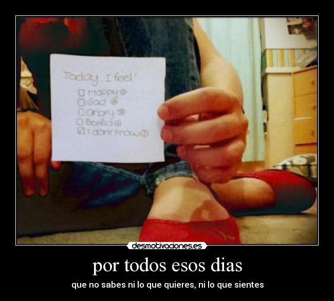 por todos esos dias - 