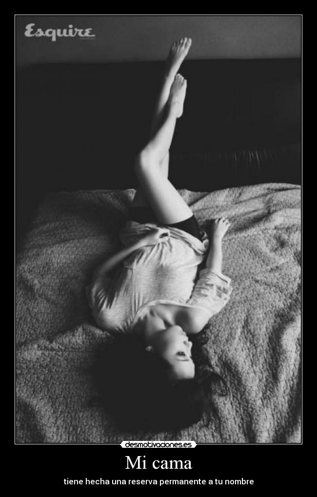 Mi cama - tiene hecha una reserva permanente a tu nombre