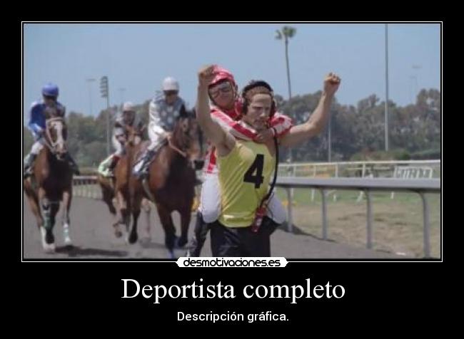 Deportista completo - Descripción gráfica.