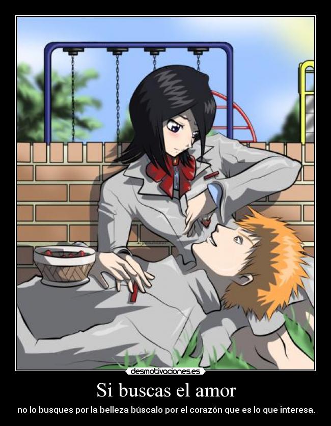 Si buscas el amor - no lo busques por la belleza búscalo por el corazón que es lo que interesa.