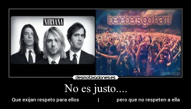 No es justo.... - Que exijan respeto para ellos | pero que no respeten a ella