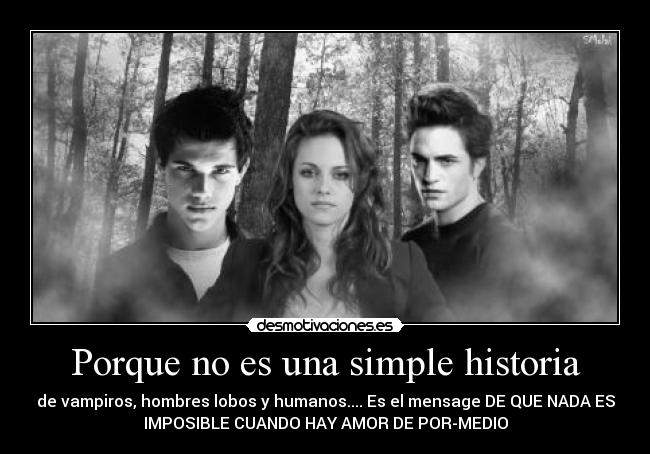 Porque no es una simple historia -