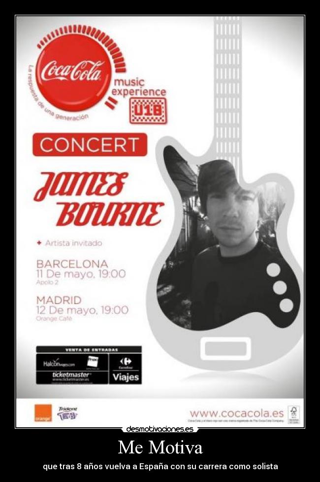 Me Motiva - que tras 8 años vuelva a España con su carrera como solista