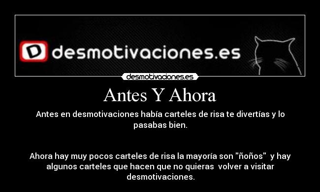 Antes Y Ahora - 