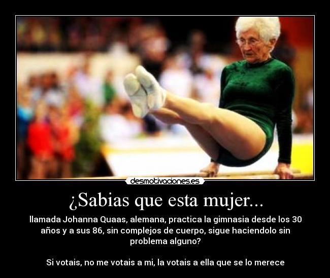 ¿Sabias que esta mujer... - 