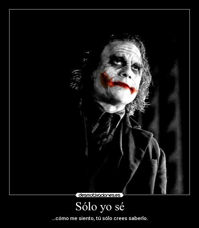 Sólo yo sé -