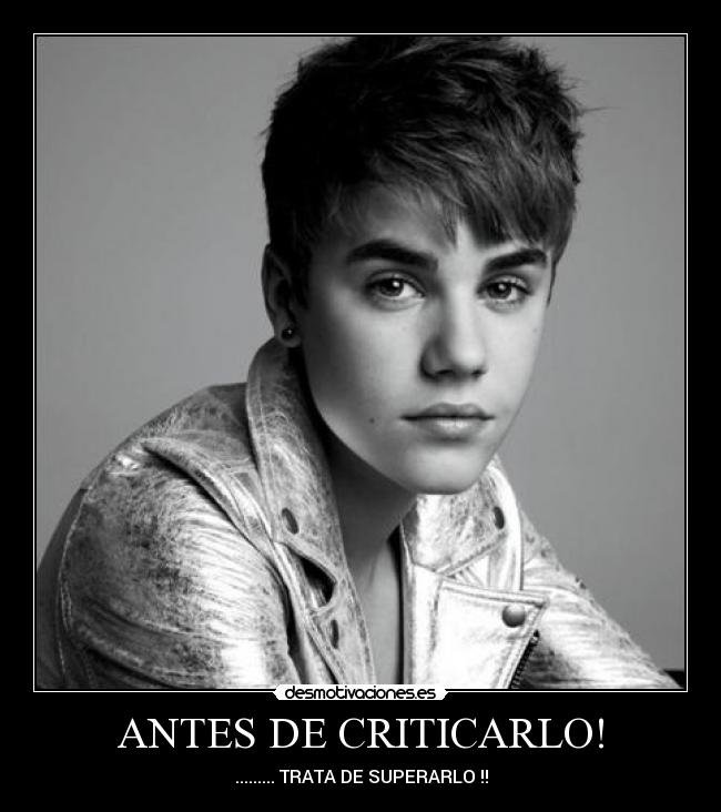 ANTES DE CRITICARLO! - ......... TRATA DE SUPERARLO !!