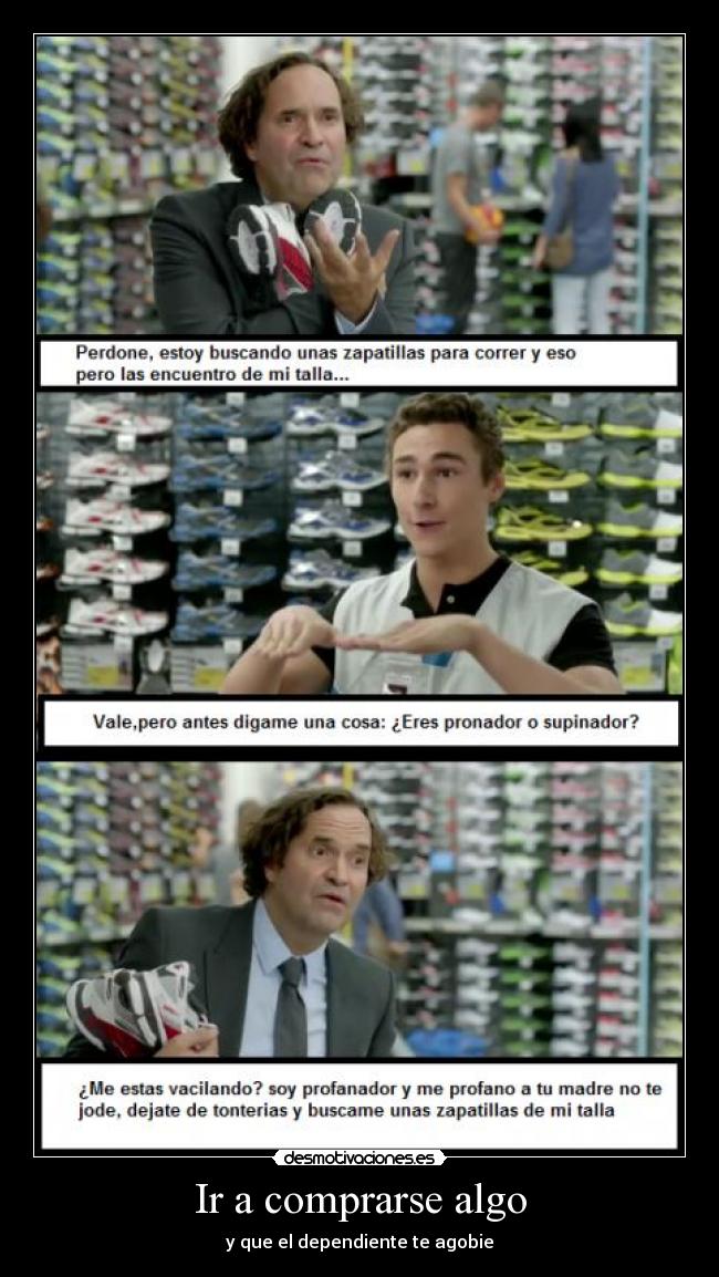 Ir a comprarse algo -