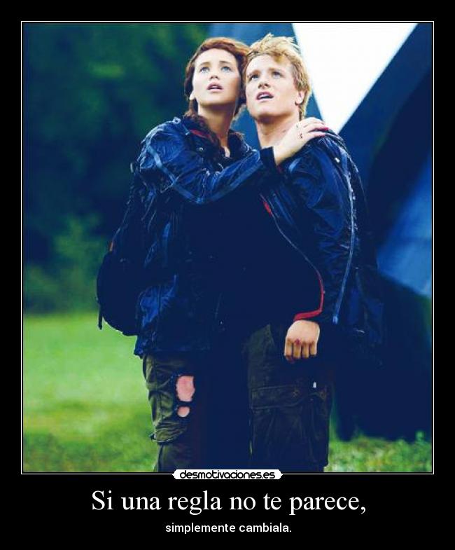 Si una regla no te parece, -