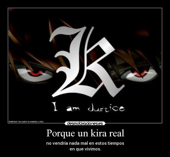 Porque un kira real - 