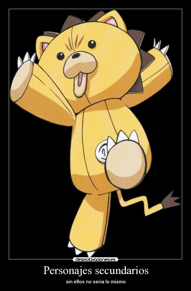 Personajes secundarios - sin ellos no seria lo mismo