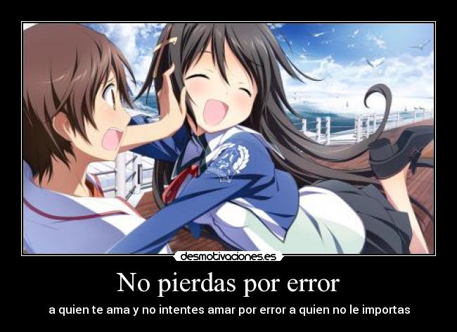 No pierdas por error -