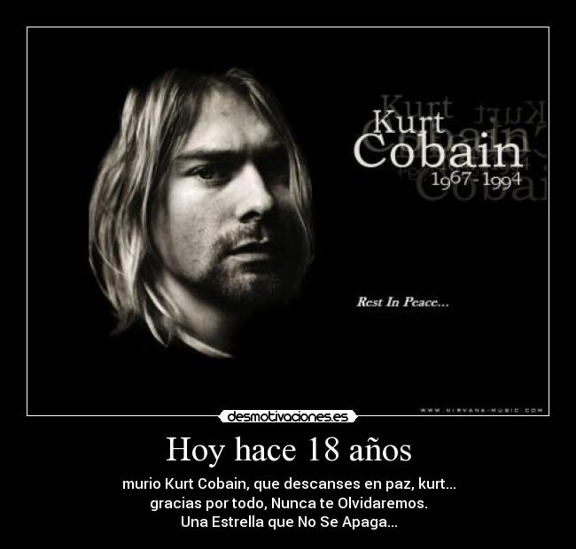 Hoy hace 18 años -