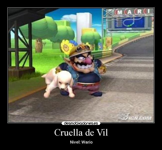 Cruella de Vil - Nivel: Wario