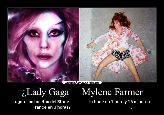 ¿Lady Gaga     Mylene Farmer - 