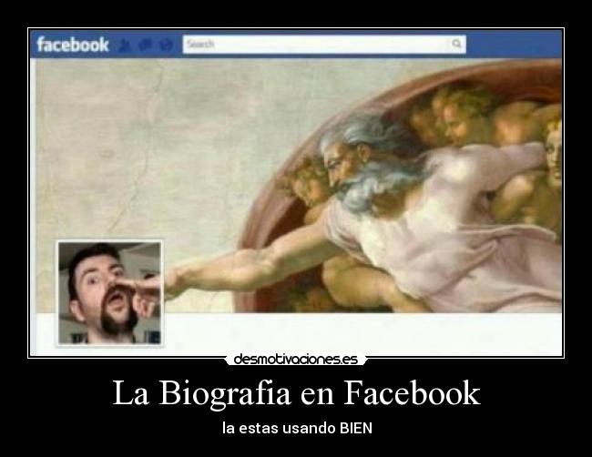 La Biografia en Facebook -