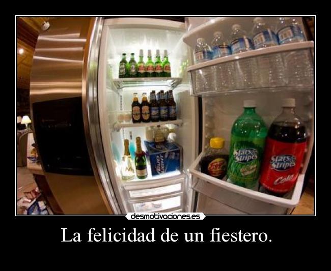 La felicidad de un fiestero. - 