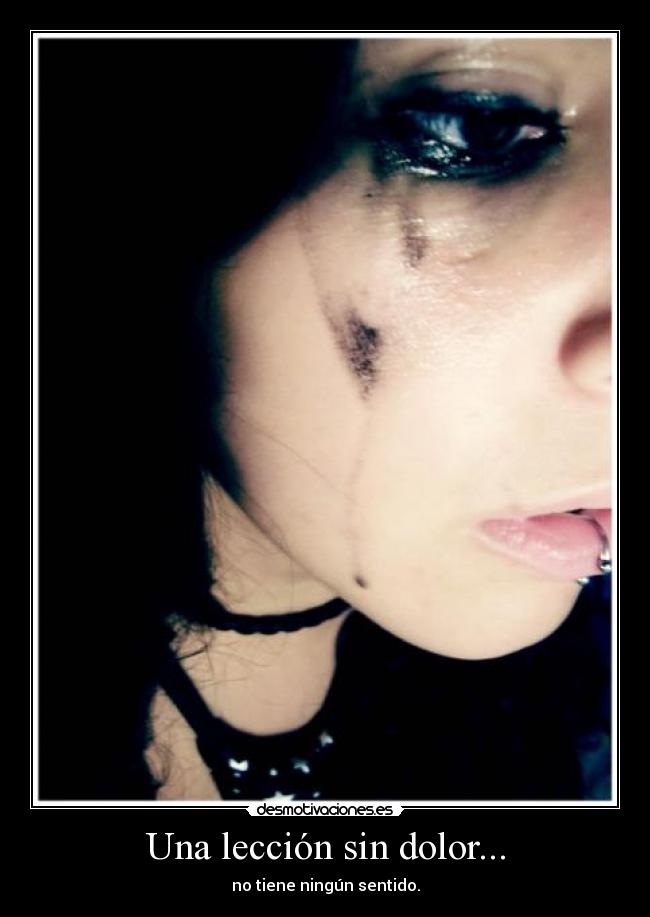 Una lección sin dolor... -