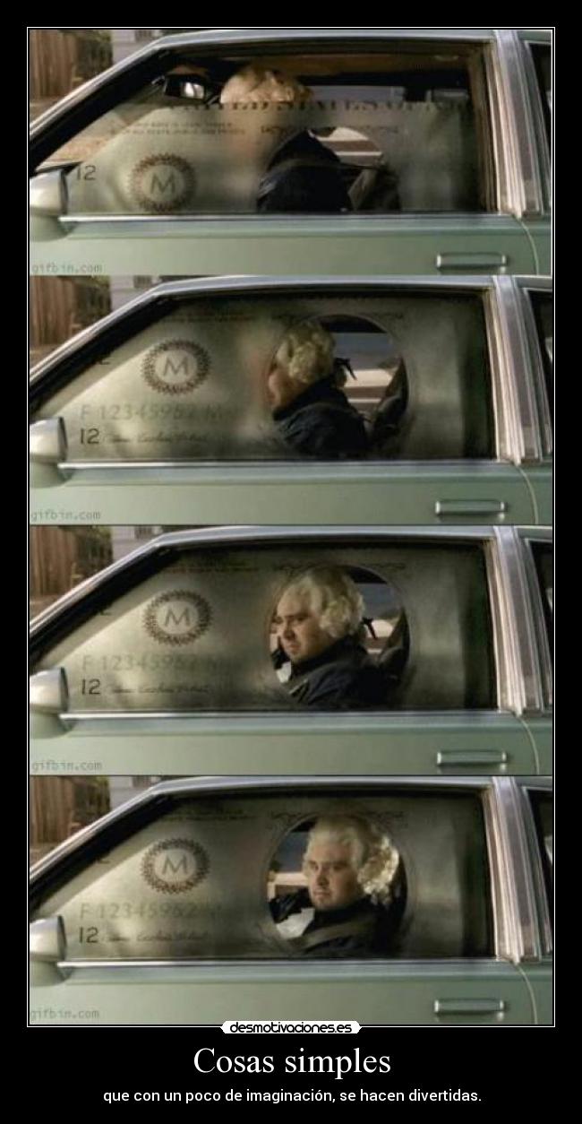 Cosas simples - que con un poco de imaginación, se hacen divertidas.