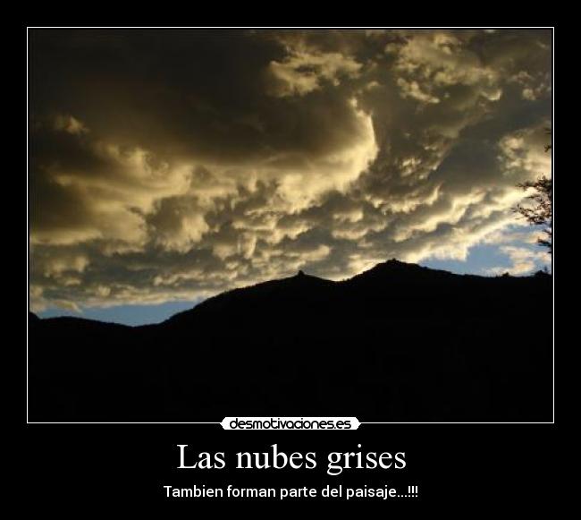 Las nubes grises - 