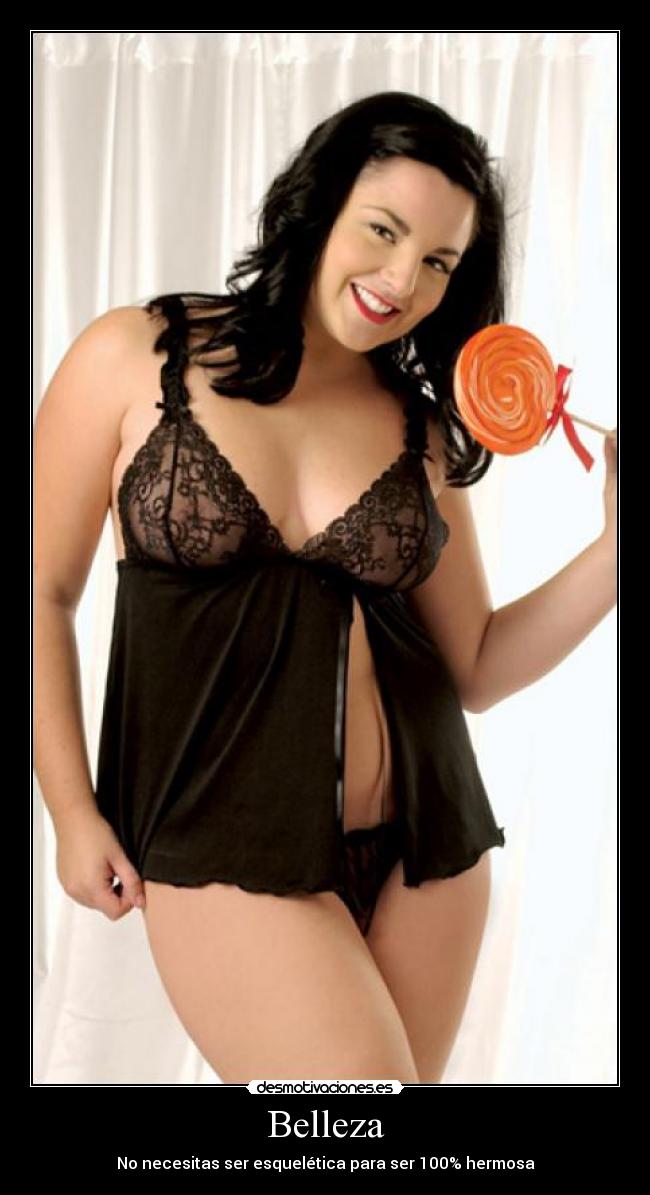 Belleza - No necesitas ser esquelética para ser 100% hermosa